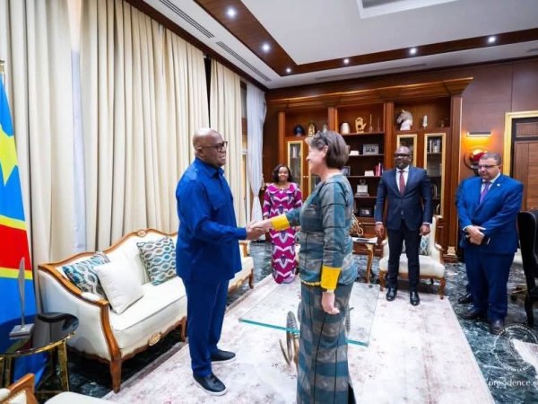 RDC : Félix-Antoine Tshisekedi reçoit la cheffe intérimaire de la MONUSCO pour discuter de la situation sécuritaire dans&nbsp;l’Est